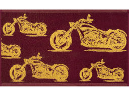 Полотенце махровое 6с104.411ж1 Мото-паттерн(кр.дерево1) 67х40см