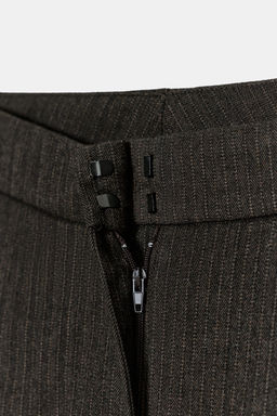 ZW COLLECTION HERRINGBONE BALLOON TROUSERS - Zara фото 9