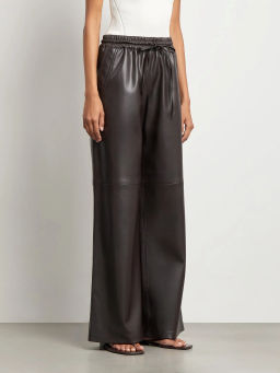 EMKA / Брюки широкого кроя из экокожи  фото 3