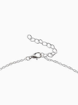 Цена за 2 шт. Кулон на цепочке "ДНК", цвет серебро