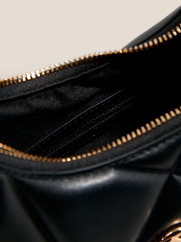 Женская сумка на плечо LOVE MOSCHINO EMBOSSED Q Артикул 4561029, черный  фото 4