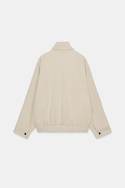 OVERSIZE HIGH NECK BOMBER JACKET - Zara фото 8