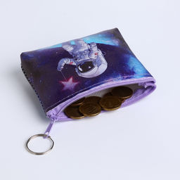 Цена за 2 шт. Кошелёк детский «Космос», маленький, монетница, МИКС