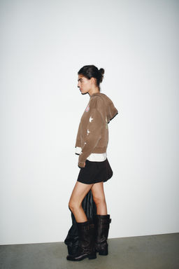 SLOGAN PRINT HOODIE - Zara фото 4