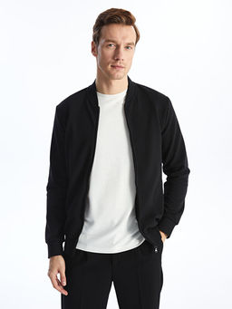 Kolej Yaka Uzun Kollu Erkek Fermuarl? Sweatshirt - Waikiki фото 2