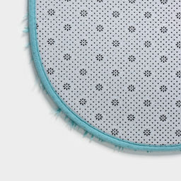 Коврик Доляна Пушистик, 40?60 см, голубой  фото 6