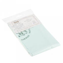 Наперник пуходержащий 60х40см "Бамбук", тик натуральный (хлопок 100%), 147г/м2, на молнии, упаковка ПВД-еврослот 14,5х23см, т.м. "Домашняя мода" (Россия)