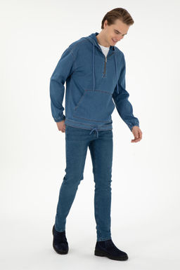 Мужская синяя джинсовая рубашка Неожиданная скидка в корзине - U.s. polo assn фото 4