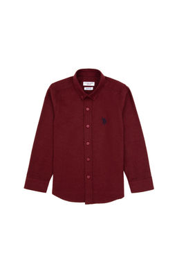 Erkek _ocuk Bordo Uzun Kollu Basic G_mlek Sepette S_rpriz _ndirim