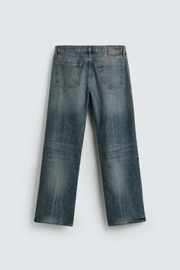 JEANS FLARE FIT ABERTURA / Azul tinta - Zara фото 9