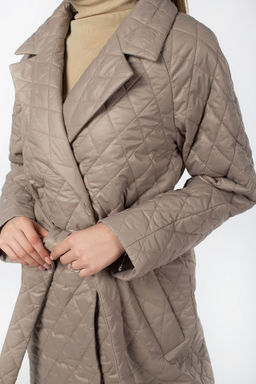 01-11261 Пальто женское демисезонное (пояс) - El podio фото 6