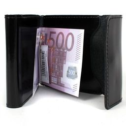 Зажим для купюр Premier-Z-28 натуральная кожа черный глянцевый (89) 198890 фото 3