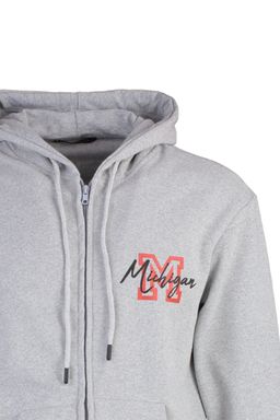 TRENDYOL MAN Gri Regular/Normal Kesim Kapusonlu Ici Polar/S?cak Tutan Nak?sl? Sweatshirt-H?rka TMNAW23SW00468 - Trendyolmilla фото 7