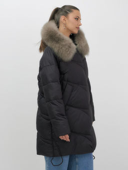 Пальто зимнее утепленное с мехом и капюшоном ,куртка Бренд: Visdeer фото 11