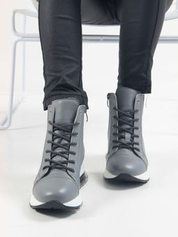 Ботинки 311.AVATARbl. Серый макс/Мех