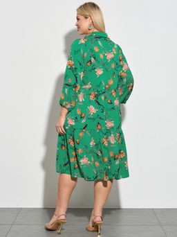 Платье 0060-28п зелёный - Dora фото 11