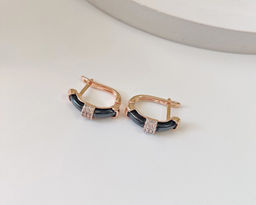 Серьги с керамикой