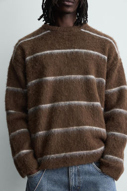 STRIPED TEXTURED JUMPER - Zara фото 5