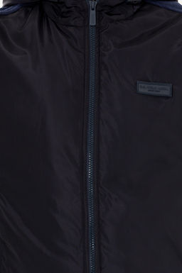 U. S. Polo Assn Мужской темно-синий вязаный кардиган с капюшоном - U.s. polo assn фото 6