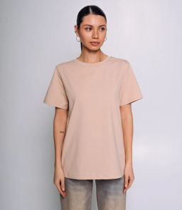 Футболка #1S600, крем-брюле