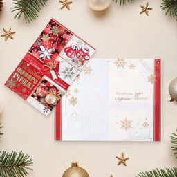 Цена за 10 шт. Открытка «Счастливого Нового Года!» конгрев, тиснение, 12.5 х 19 см