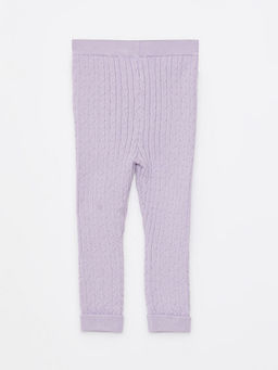 Beli Lastikli Kendinden Desenli K?z Bebek Triko Tayt - Waikiki фото 2