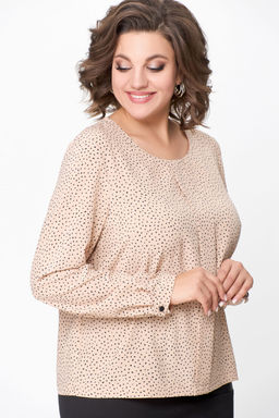 Блуза Swallow 803.2 черный+серебряный узор фото 599