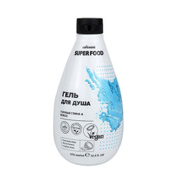 КАФЕ КРАСОТЫ le Cafe Mimi SUPER FOOD Гель/душ Голубая глина&Кокос 370мл