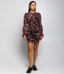 Платье #КТ6859, бордовый - Dommod фото 3