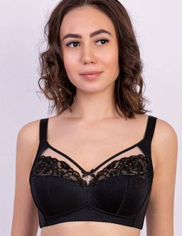 Бюстгальтер Milavitsa 122920 черный с нюдом