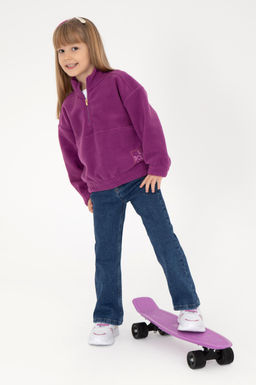 Синие джинсовые брюки для девочек Неожиданная скидка в корзине