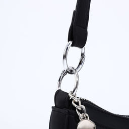 Сумка-багет на молнии, цвет чёрный - Simaland фото 10