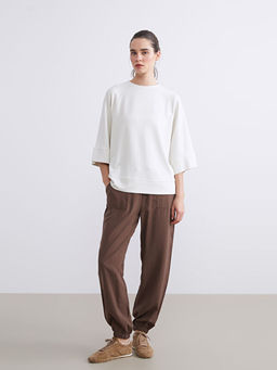 Bisiklet Yaka Kad?n Sweatshirt