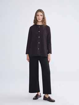 Bisiklet Yaka Desenli Kad?n H?rka