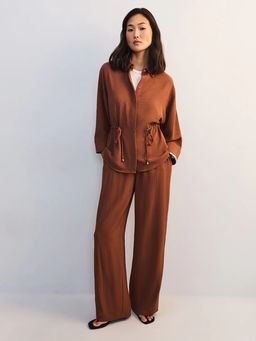 Блуза свободного кроя с кулиской / Zarina  фото 2