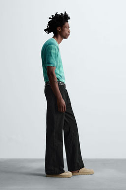 FLORAL EMBROIDERY TROUSERS - Zara фото 14