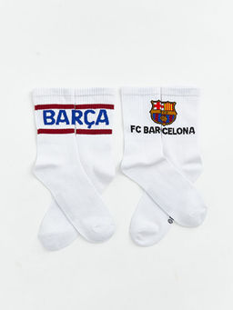 Короткие носки FC Barcelona для мальчиков 5 пар