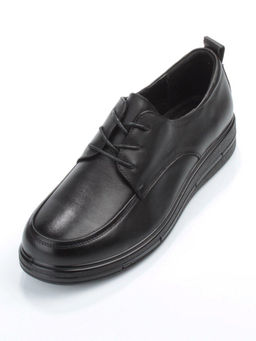 03-5067 BLACK Полуботинки женские (натуральная кожа)