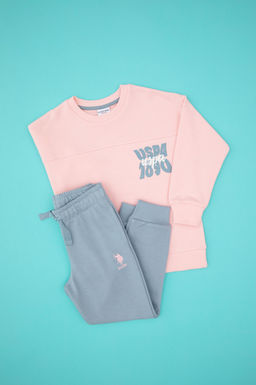 K_z _ocuk A__k Pembe Pijama Tak_m_ Sepette S_rpriz _ndirim - U.s. polo assn фото 11