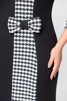 Блуза Swallow 803.2 черный+серебряный узор фото 969