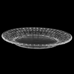 Тарелка мелкая стеклянная Ротанг д170мм, h19мм, Дели Гласс (Deli Glass) (Китай) - Домашняя мода фото 5