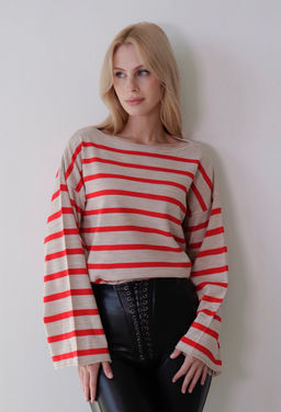 10695 Джемпер в полоску - Martichelli фото 23