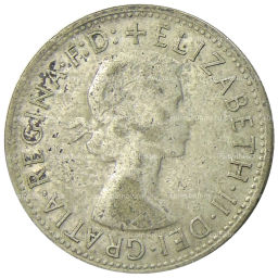 1 флорин (2 шиллинга) 1954 года Австралия  Королевский визит Елизаветы II