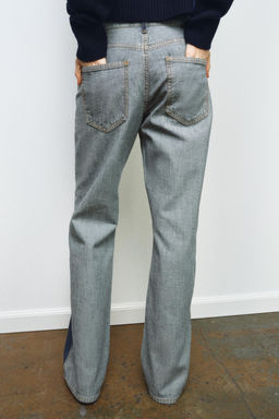 ZW COLLECTION MID-WAIST STRAIGHT-LEG JEANS - Zara фото 2