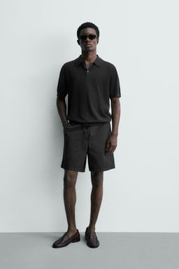 POLO PUNTO C??AMO - ALGOD?N / Marr?n