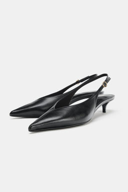 ZAPATO KITTEN DESTALONADO / Negro - Zara фото 4