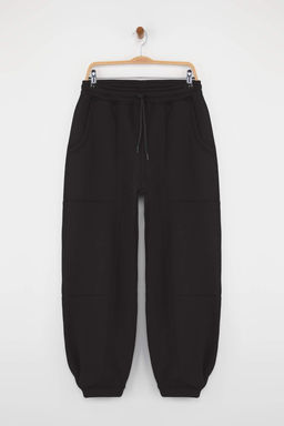 Teen Siyah Dikis Detayl? Jogger Kal?n Ici Polarl? Orme Esofman Alt? TWOAW26EA00000