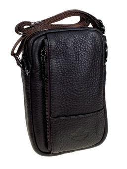 Сумка мужская из натуральной кожи, цвет коричневый