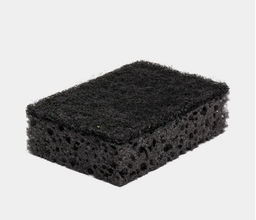 Черная губка 10шт, качество ЛЮКС