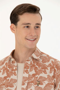 U. S. Polo Assn Мужская рубашка с длинным рукавом Stone - U.s. polo assn фото 2